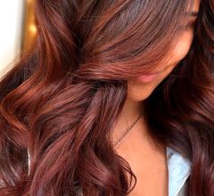 dark brownish reddish hair color